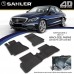 Mercedes C SERİ W205 2014-2020 Sahler 4.5D Havuzlu Paspas Siyah
