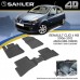 Renault CLİO 3 HB 2006-2012 Sahler 4.5D Havuzlu Paspas Siyah